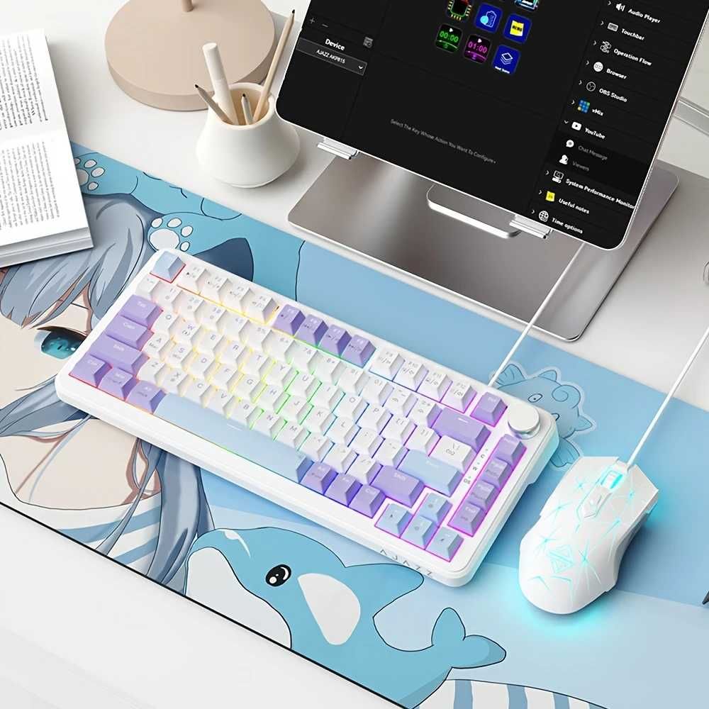 AJAZZ AK820max 3-в-1 Комп’ютерний Набір — Клавіатура , Мишка,  Килимок