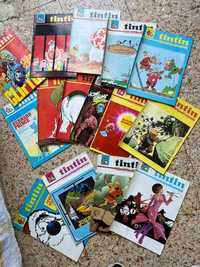 Tintin colecao de 15 revistas dos jovens