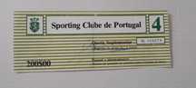 Bilhete Sporting cp