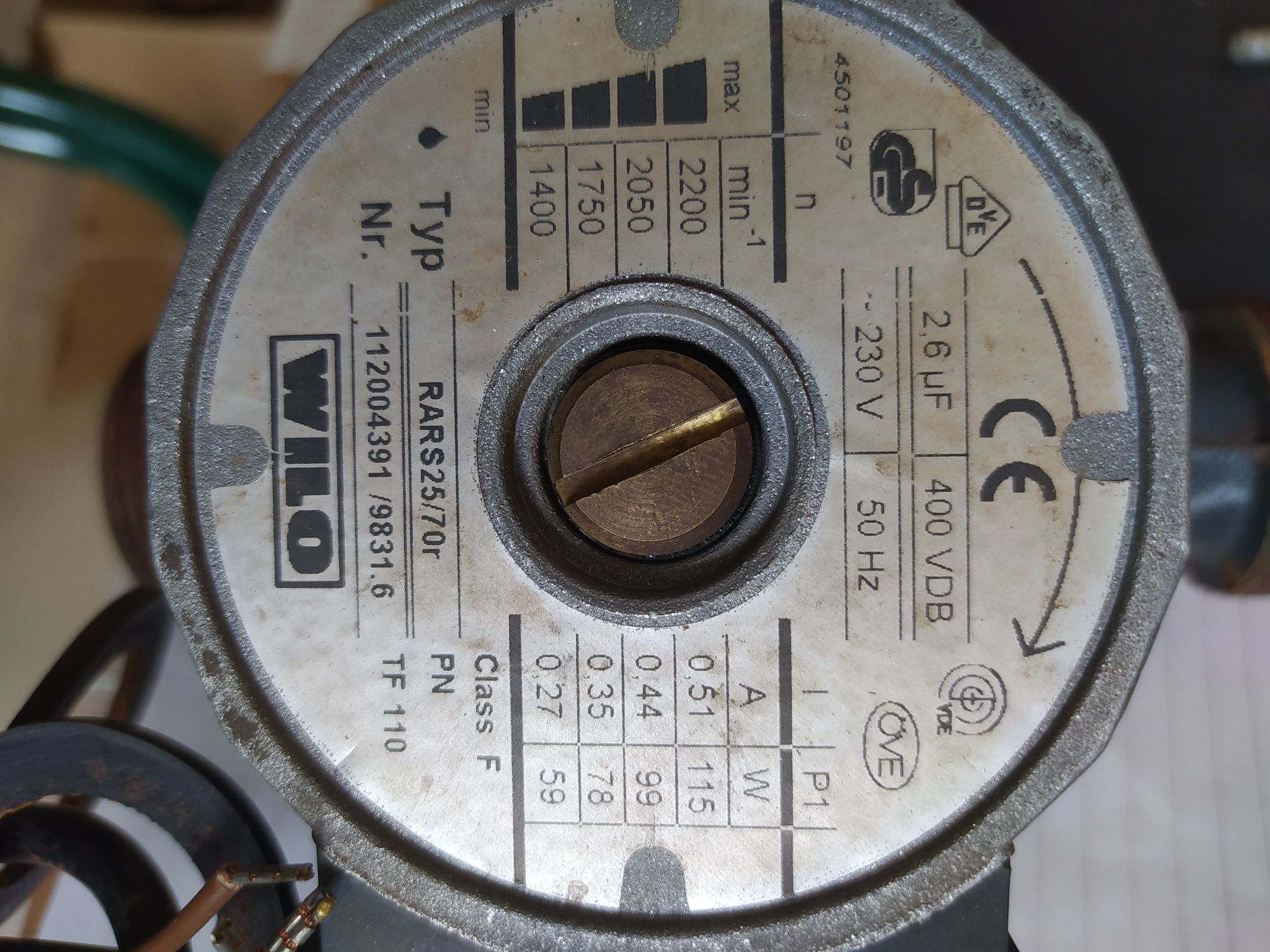 Bomba circuladora Wilo/Grundfos