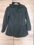 Śliczny płaszczyk z baskinką, 50% wełna, Mark&Spencer, r. 152