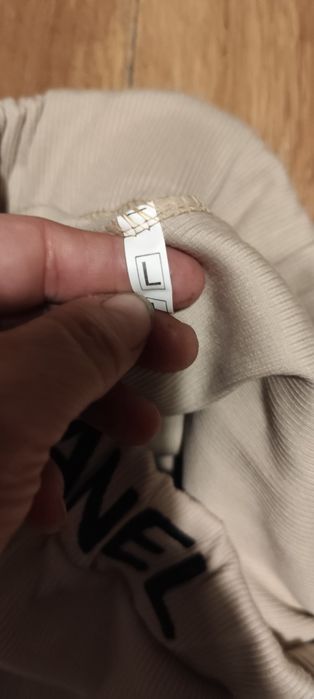 Komplet beżowy m/ L nowy