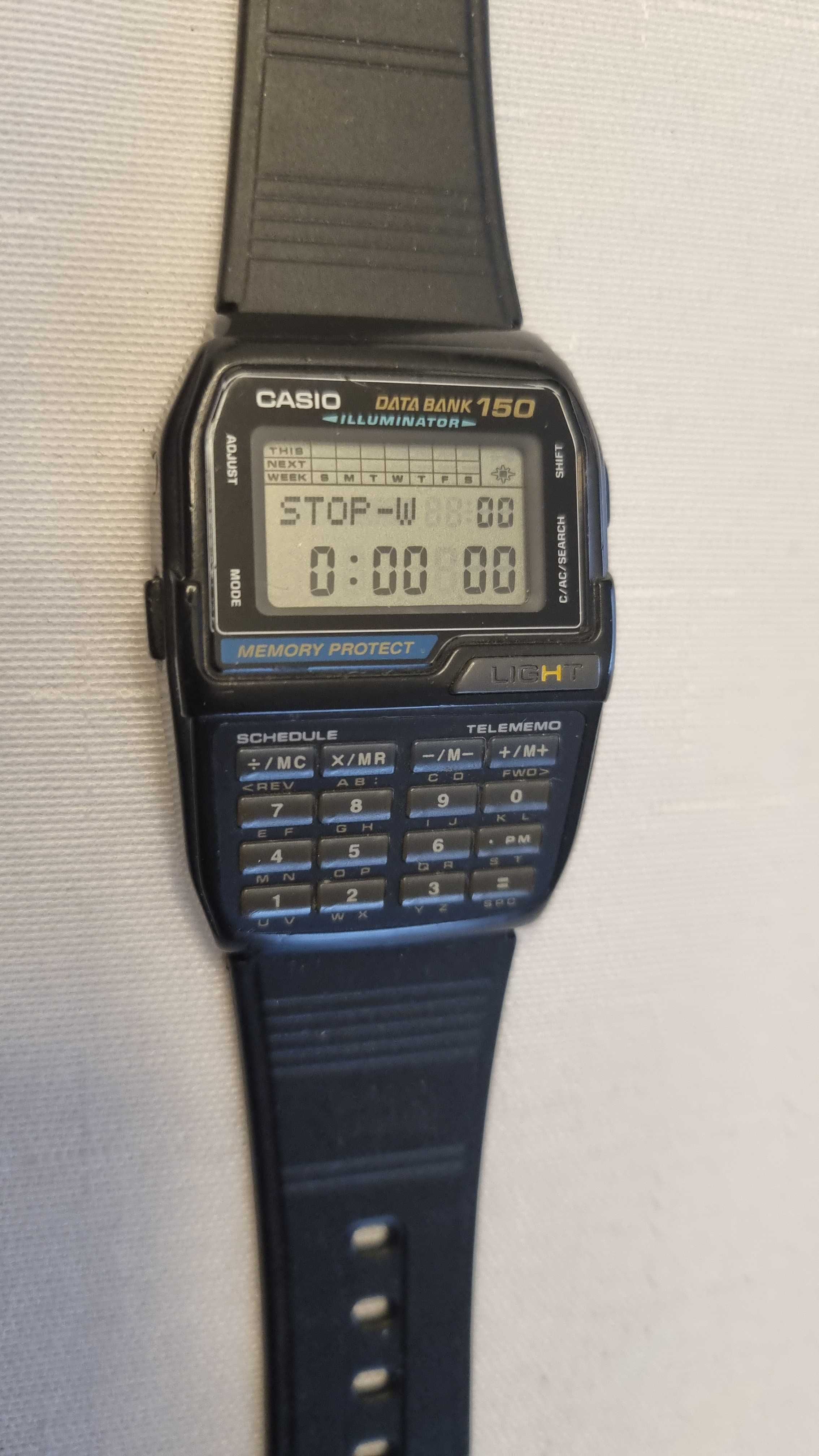 Zegarek Casio DBC-150, Vintage, z lat 90 ubiegłego wieku.