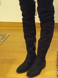 Botas pretas cano alto-XTI