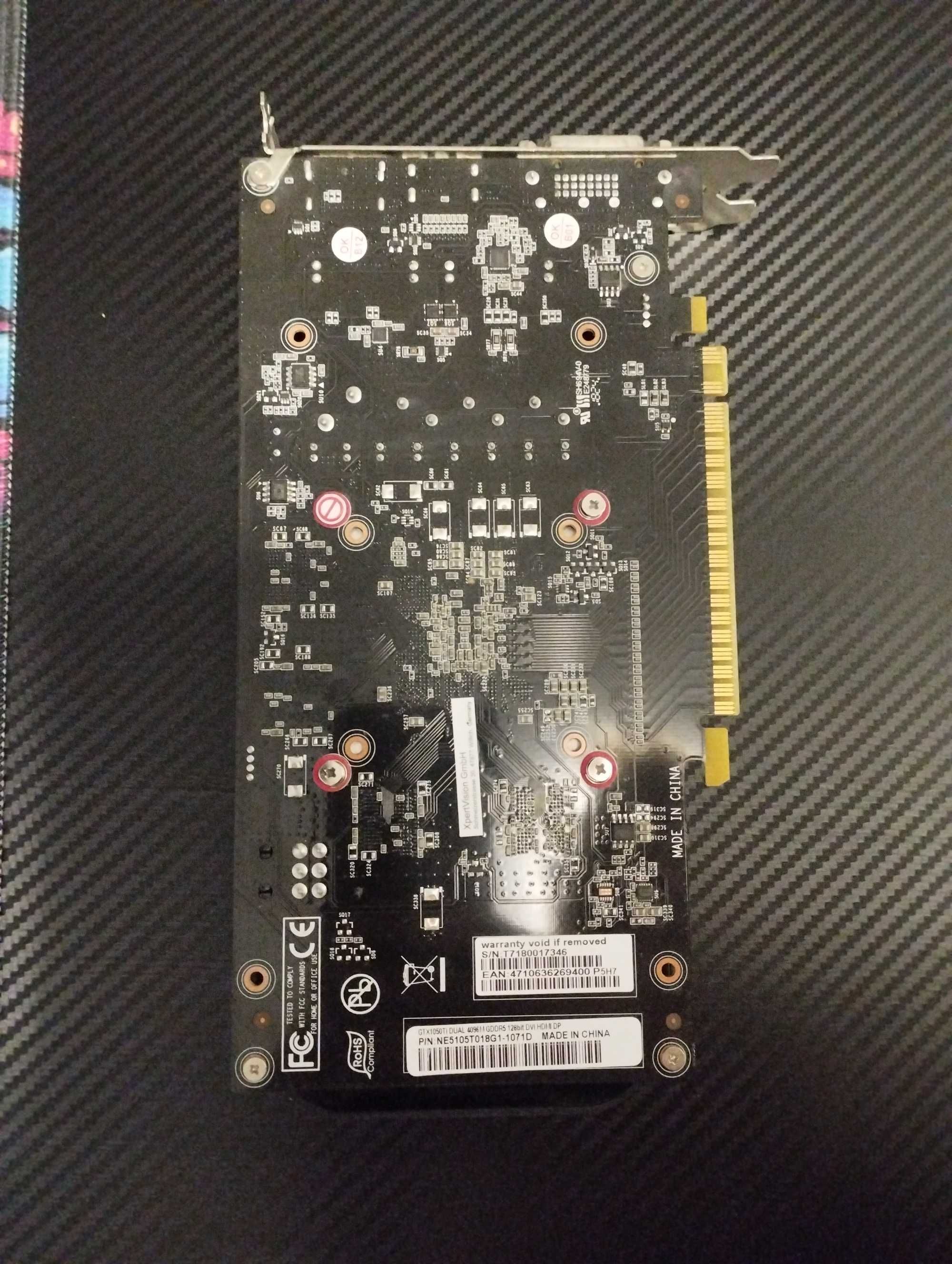Karta graficzna GeForce RTX 1050 Ti z zasilaczem 700W gratis