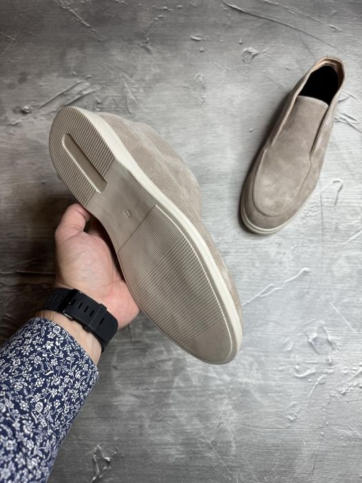 Ботинки Зимние ЛОФЕРЫ Замшевые мужские LORO PIANA! Замша+ БАЙКА! Хит!