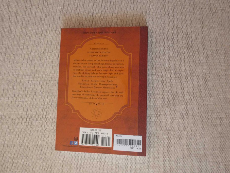 Livro Mabon: Rituals, Recipes & Lore for the Autumn Equinox