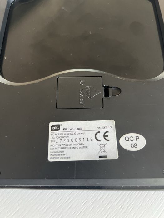 Waga kuchenna marki OK