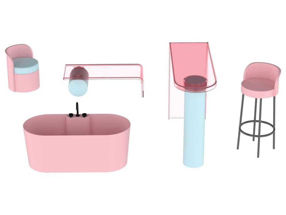 Drewniany domek dla lalek Fashion Stella z wysuwanym tarasem