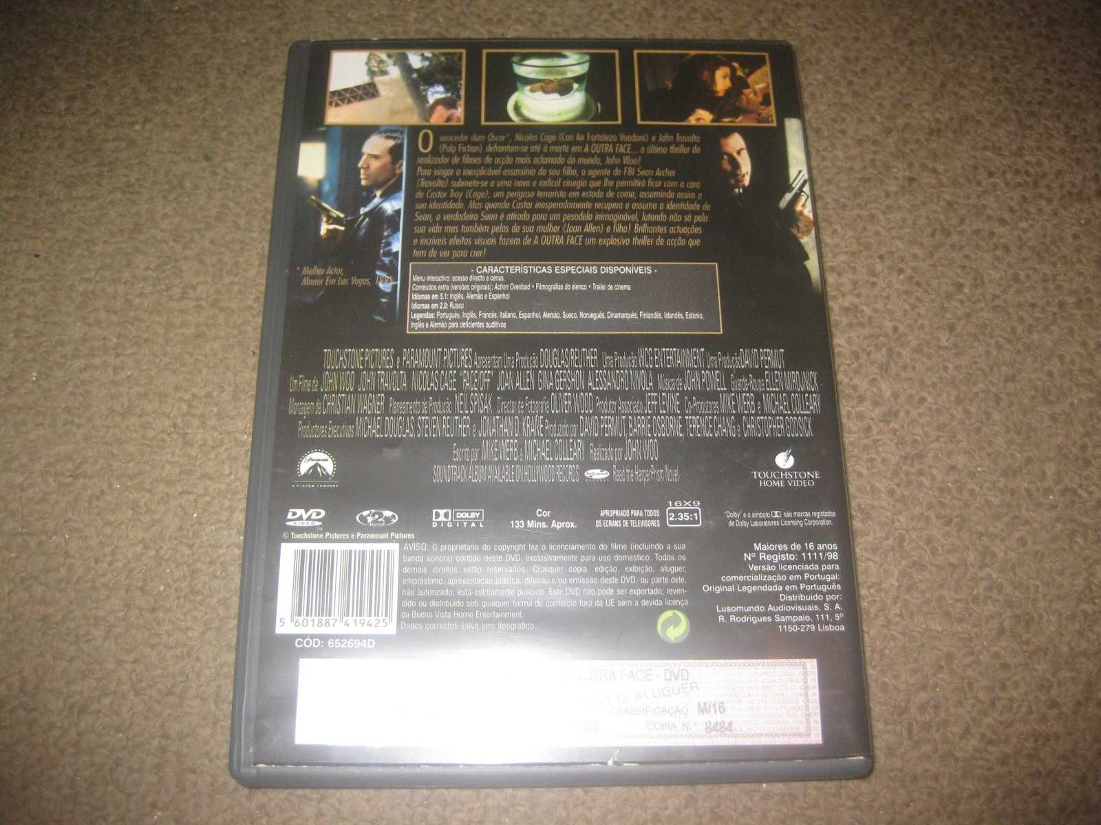 DVD "A Outra Face" com Nicolas Cage