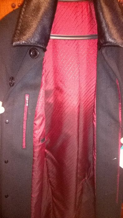 Пальто зимнее мужское ТМ "SIGTEX" из натуральной шерсти