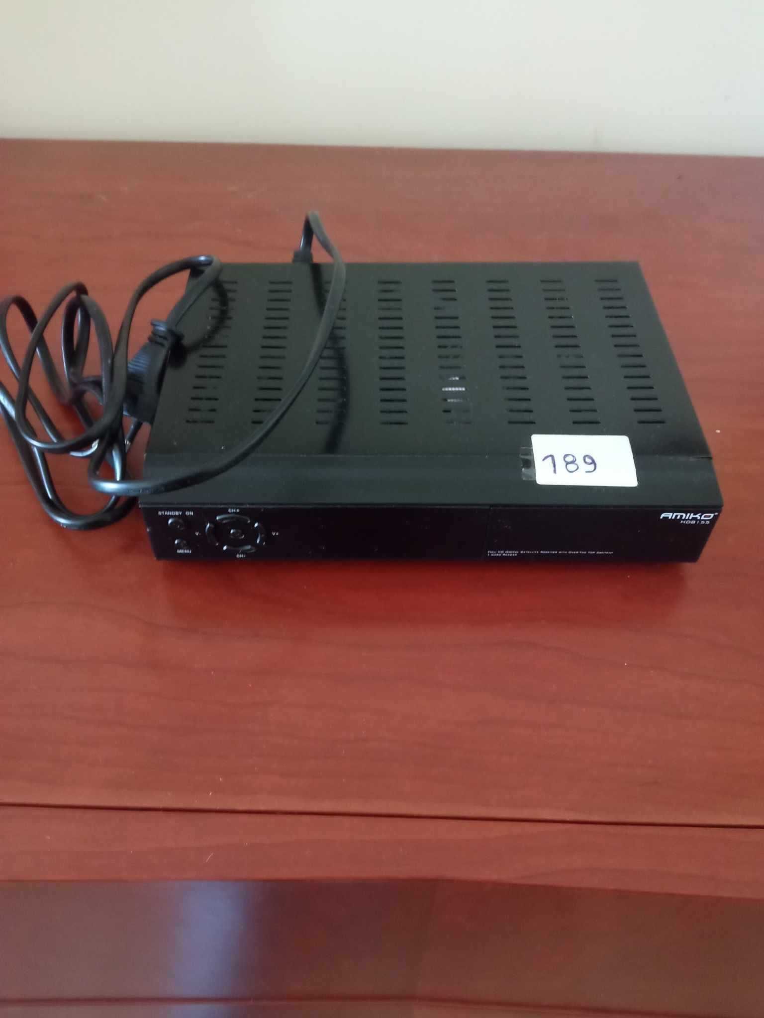 caixa para canais de tv