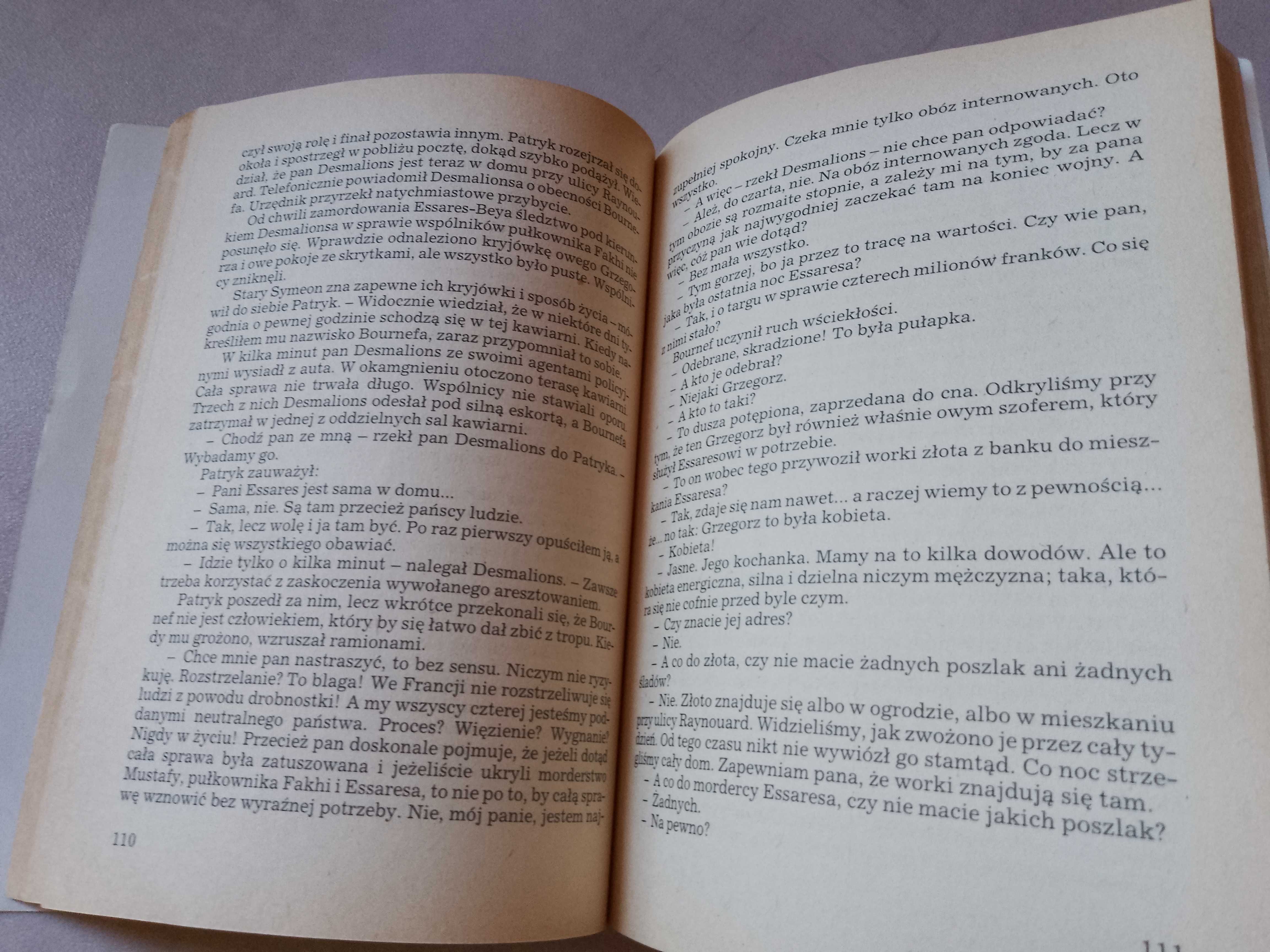 Maurice Leblanc "Przygoda z Arsenem Lupinem" 1990