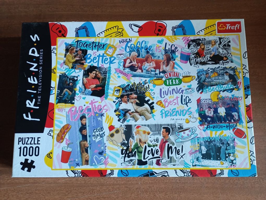 Puzzle ułożone 1000 elementów
