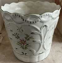 Vaso vintage pintado à mão