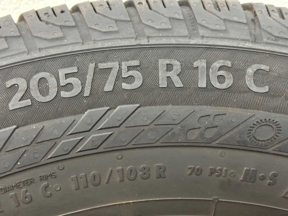205/75/16C 110/108 całoroczna Continental dostawcza opona używana