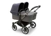 Wózek Bugaboo Donkey 5 Twin graphite/grey/stormy blue