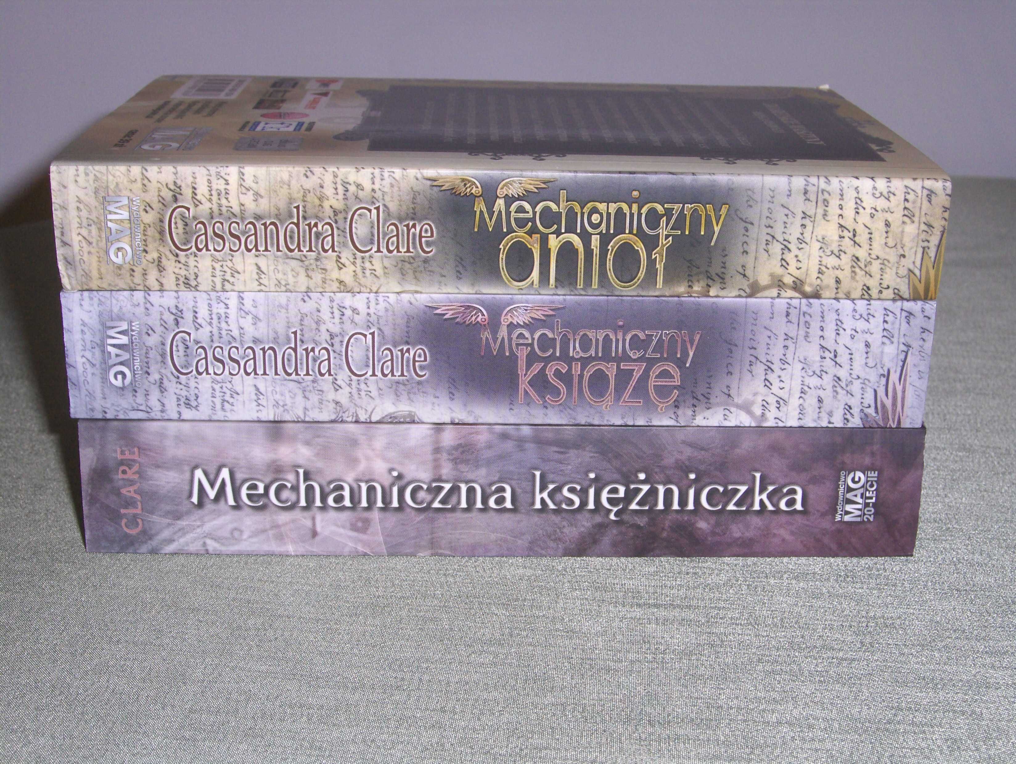 Cassandra Clare Diabelskie maszyny Mechaniczny anioł... Kpl.3 tomów