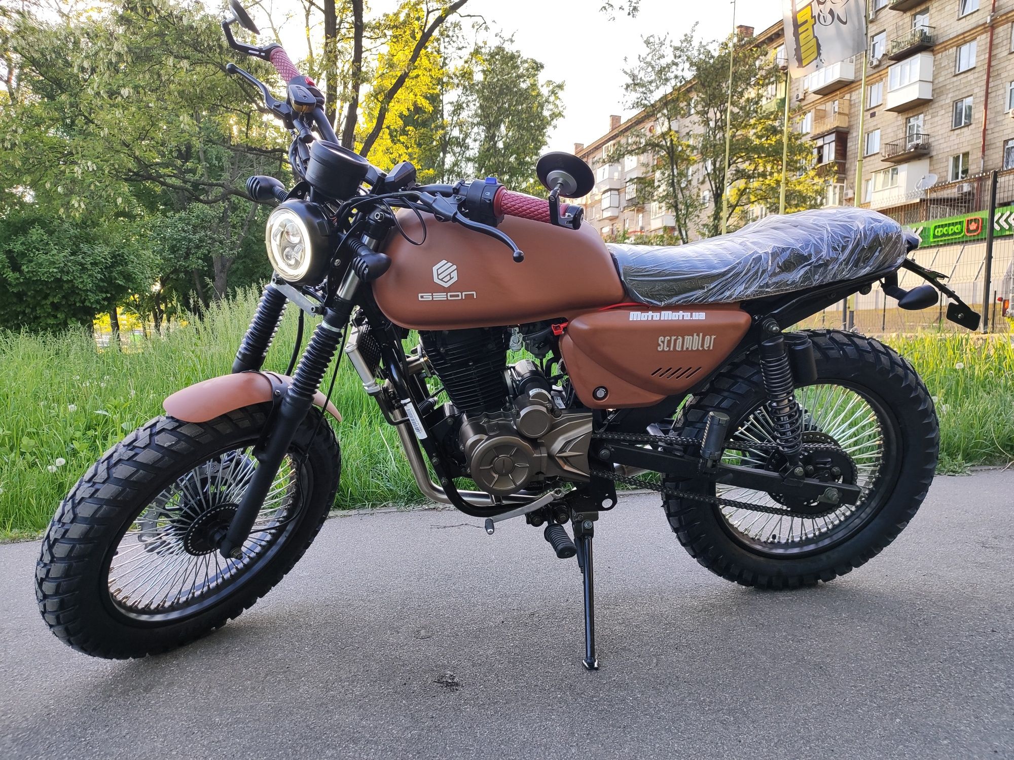 Мотоцикл GEON SCRAMBLER 200 (17/17)/Доставка/Кре
