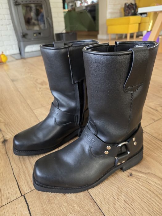 Buty motocyklowe typu kawaleryjki rozm. 45