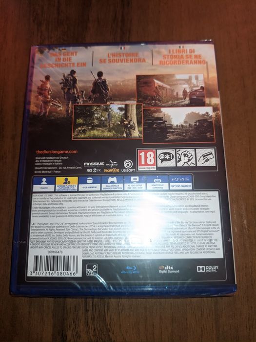 The division 2 ps4 nowa w folii