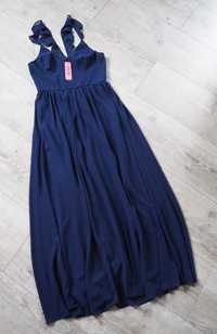 CHI CHI London_Ruffle Detail Maxi Dress_rozmiar 42