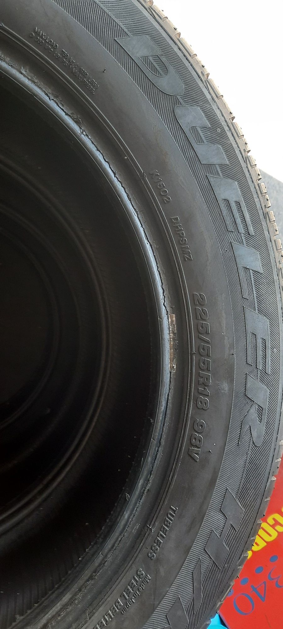 Opony letnie 4szt BRIDGESTONE 225/55R18