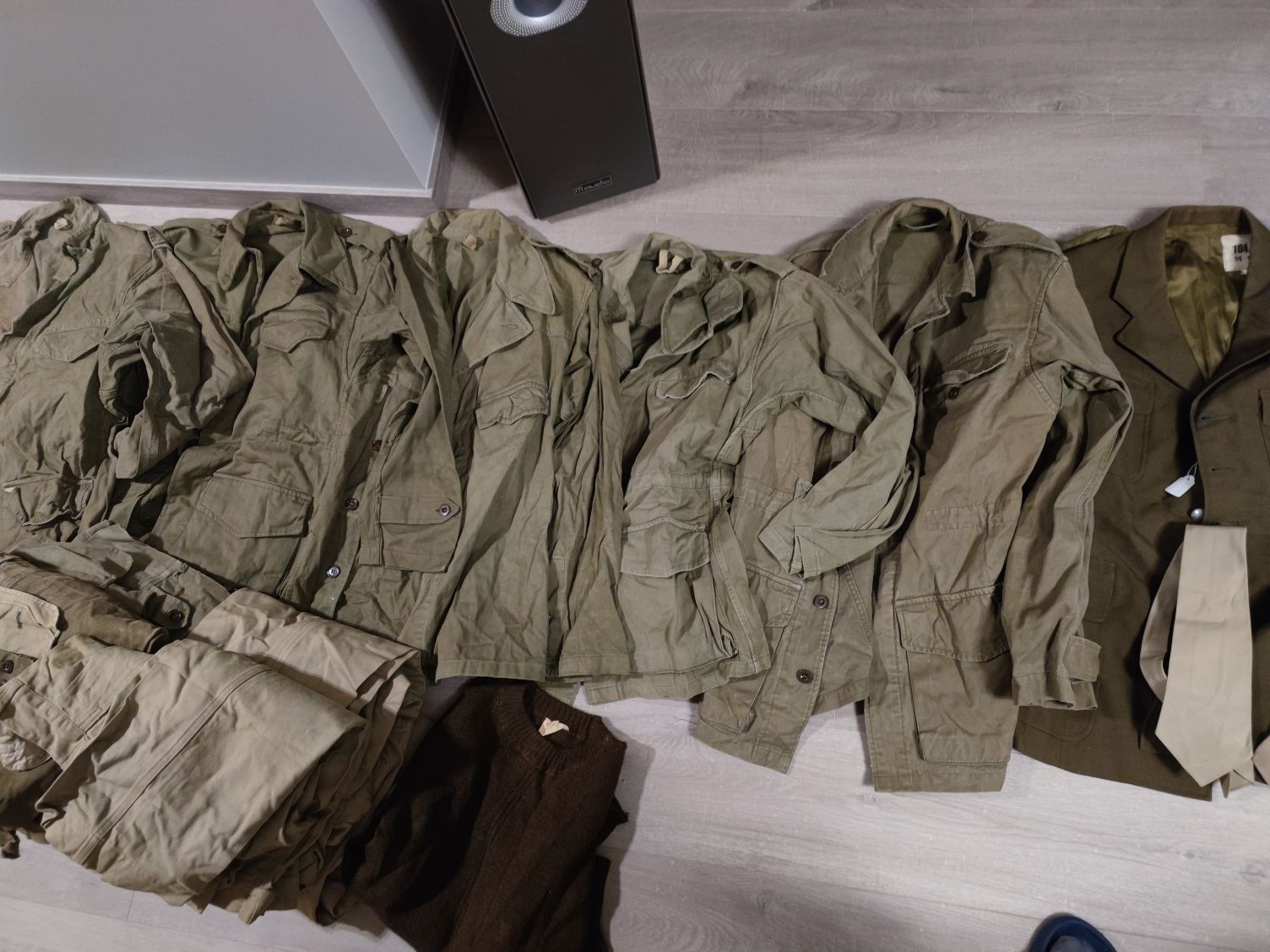 Mundury chorążego armii francuskiej z lat 50-60 tych XX wieku