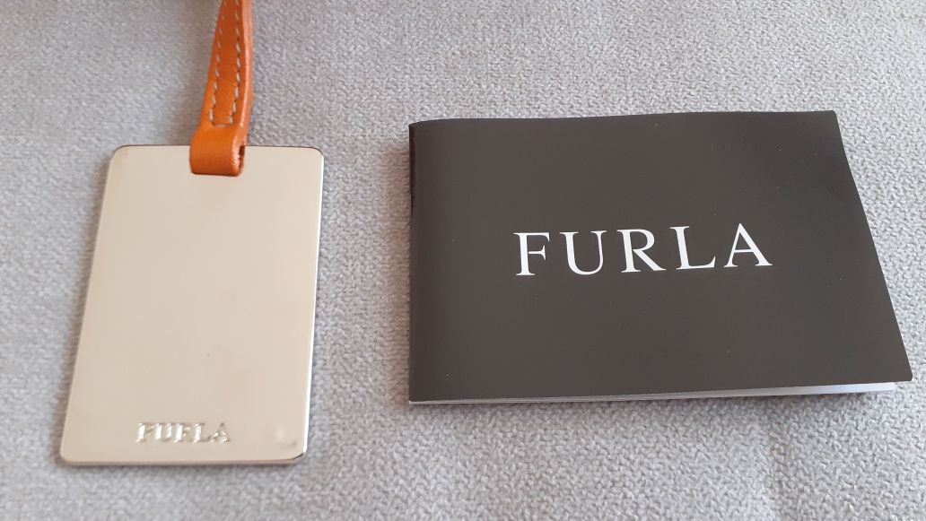 Mala Furla original como nova cor laranja