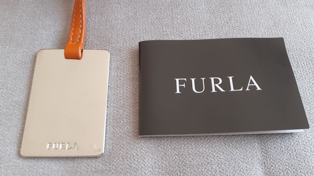 Mala Furla original como nova cor laranja