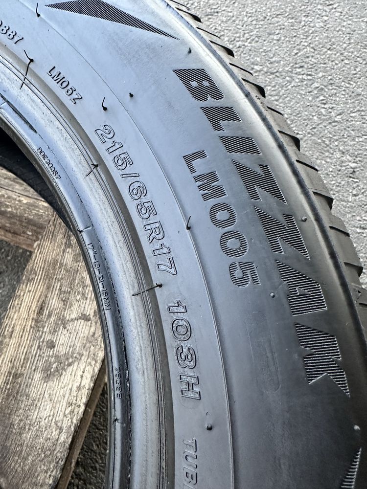 Шини 215 65 17 103H Bridgestone Blizzak LM005 пара