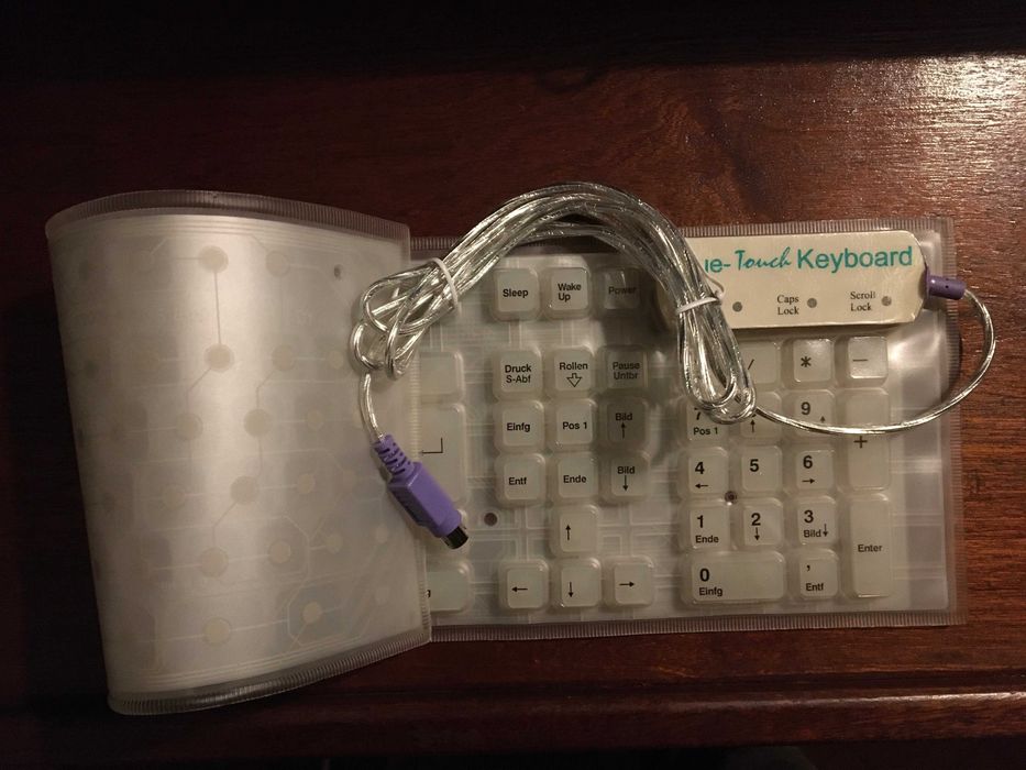 Teclado dobrável - iluminado