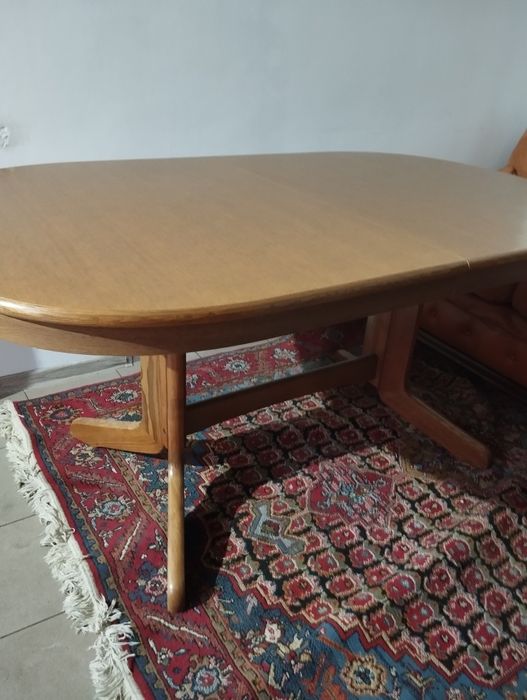 Stół dębowy owalny