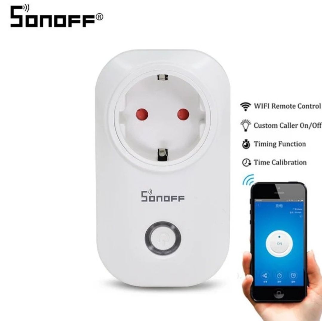 Умная розетка Sonoff s20, с wi fi управлением