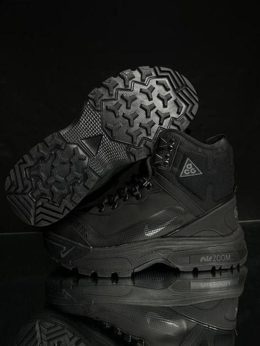 Кросівки чоловічі Nike ACG Zoom Gaiadome Gore Tex (чорні і чорно білі)
