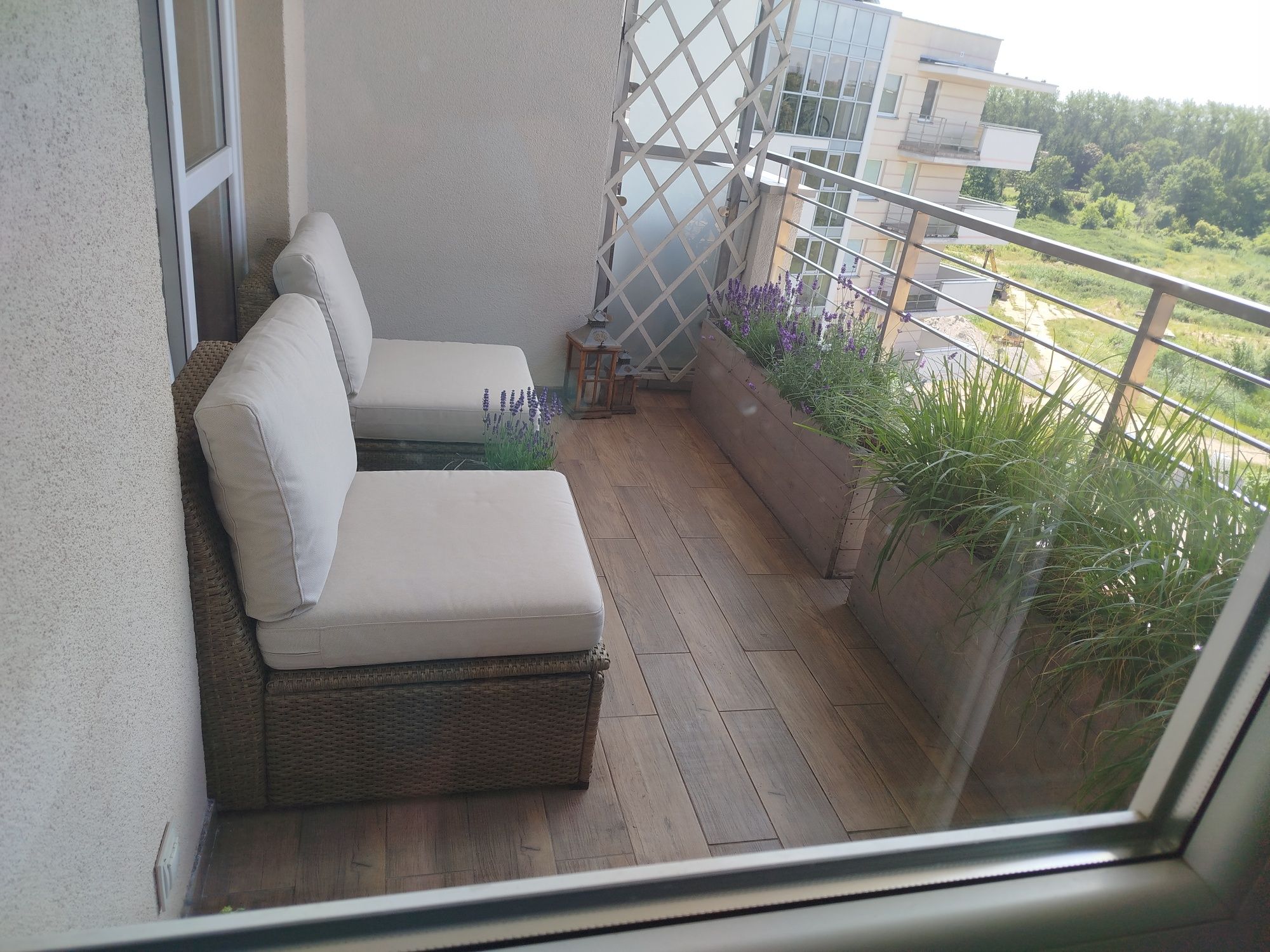 Fotele sofa narożnik Ikea Solleron z pojemnikiem, poduszkami wodoodpor
