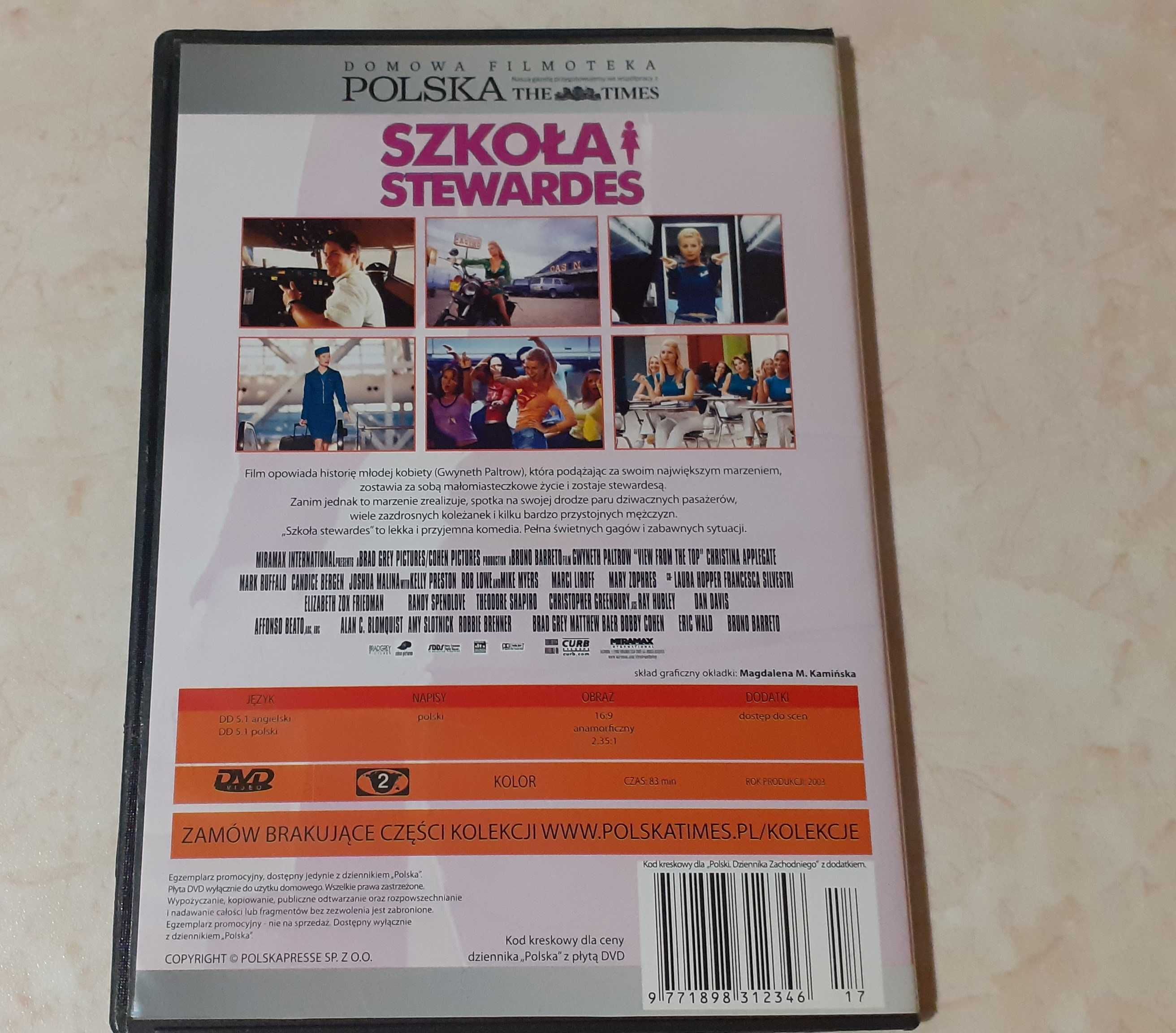Szkoła Stewardes film DVD slim case