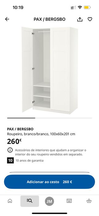 Armário Pax/Bergsbo IKEA