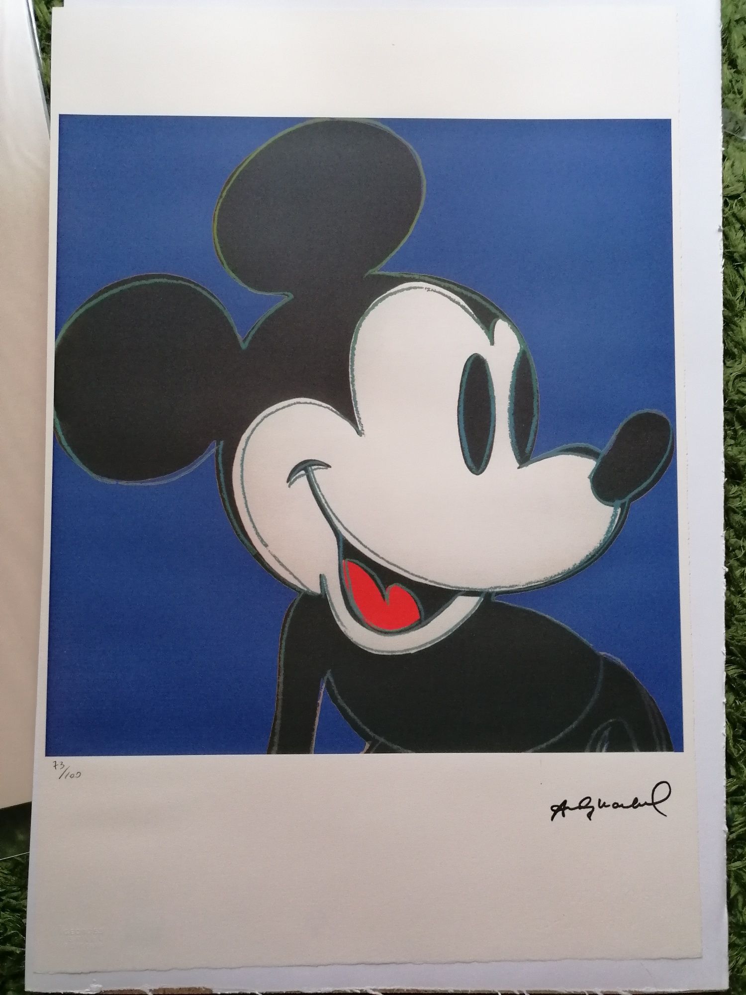Andy Warhol - Mickey Mouse (niebieska)