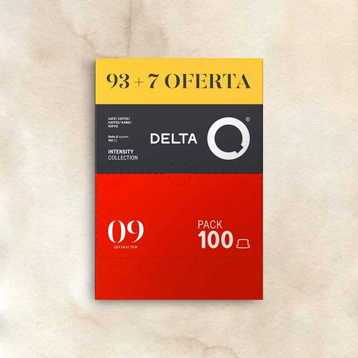 Cápsulas de Café Delta Q Qharacter emb. 100 cápsulas