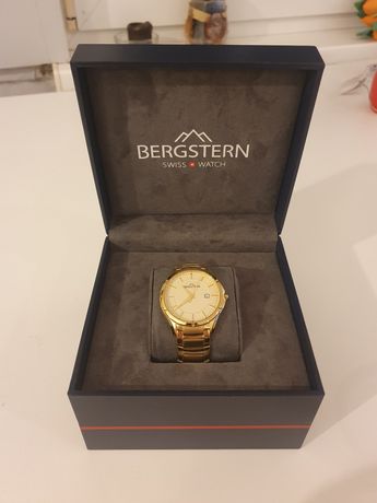 Złoty zegarek zegarek Berstern Szwajcarski