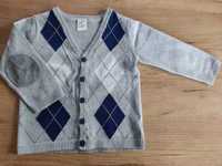 sweter rozpinany, H&M, rozmiar 86