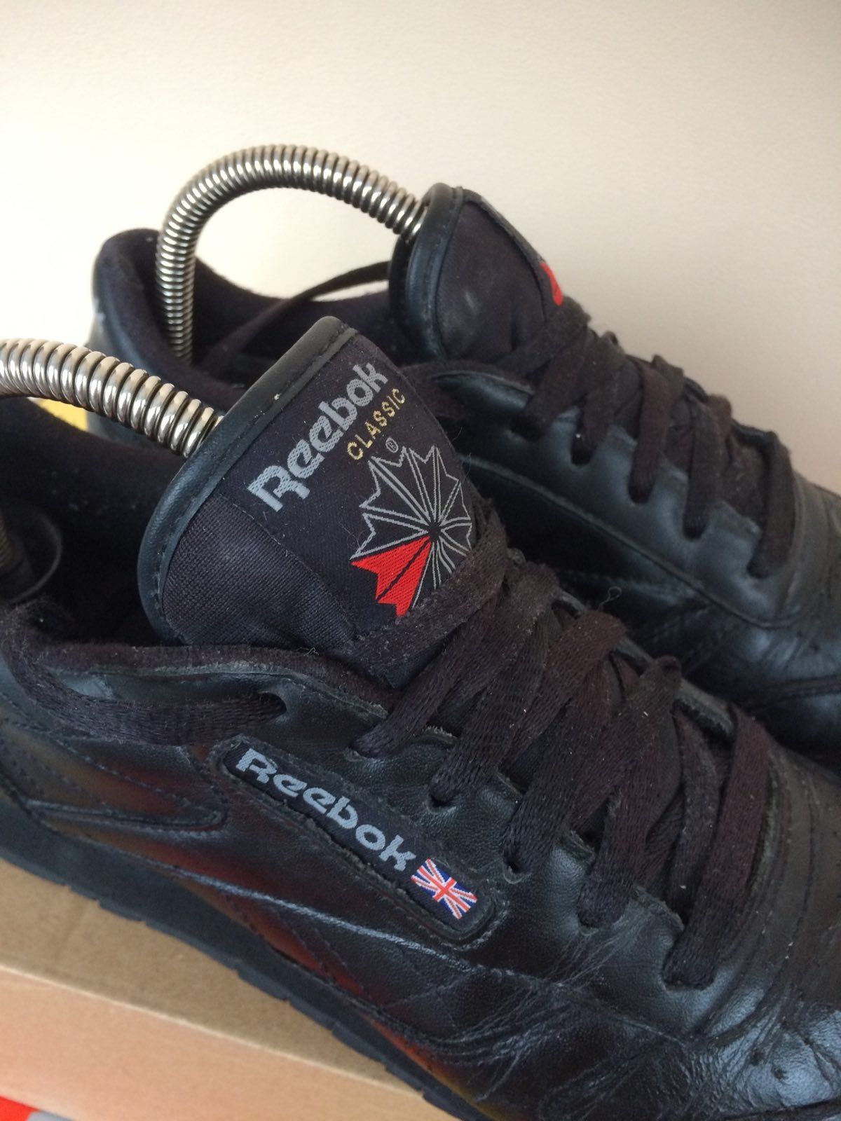 Reebok classic   кожаные кроссовки футзалки   38