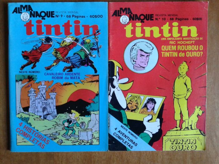 Almanaque Tintin - Primeiros 10 volumes