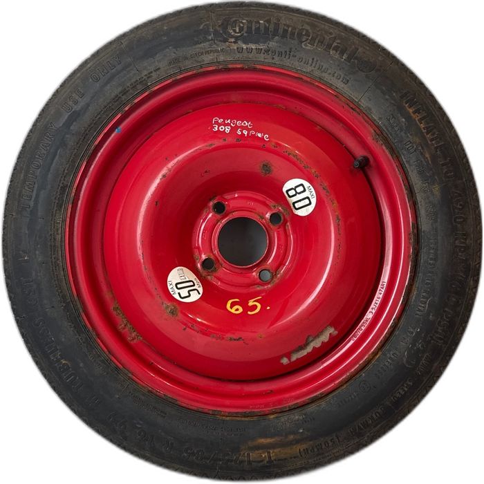 Koło dojazdowe Peugeot 308 T7/4x108mm 125/85/R16 ET10