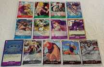 lote de 120 cartas one piece op 02, 03, 05, 06, eb01, 07, 08 japones