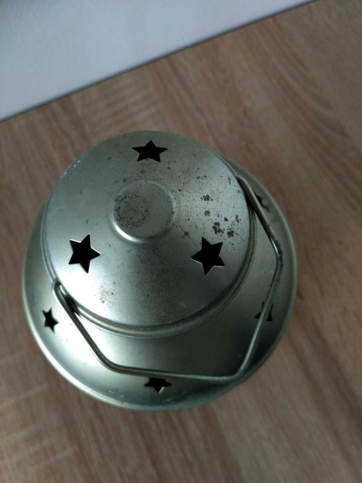 Świecznik latarnia herbata świeca ротера, 19,5 cm, stal