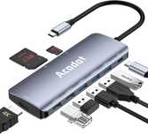 Hub USB Acodot 9in1 USB C Hub Laptop Adapter Rozdzielacz aluminiowy