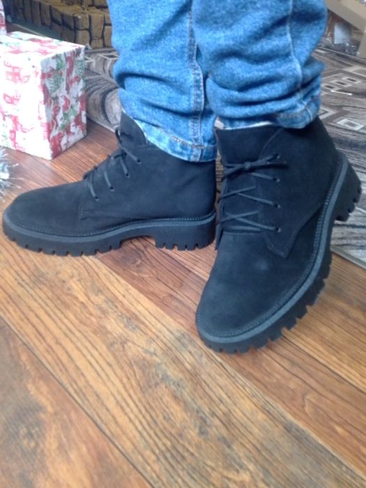 Ботиночки замшевые зимние
