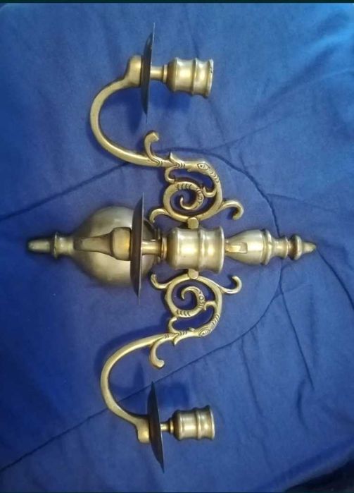 Porta Velas Antigo de Parede